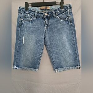 Paige‎ denim jean shorts 12" inseam. Size 29.